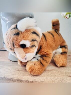 Plush Orange Tiger Cub Stuffed Animal - Cozy Cuddly Toy